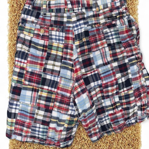 Sz 32 Abercrombie & Fitch Men's Multicolor Plaid Shorts - Picture 3 of 4